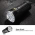 SKY RAY Torcia LED 15000 Lumen Ricaricabile USB Type-C Robusta e Versatile con Display Digitale Ideale per Campeggio Emergenze Navigazione Sicura Alta Luminosità