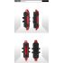 Luce posteriore ricaricabile USB per ciclismo urbano con design compatto impermeabilità IPX4 modalità flash dinamiche facile installazione per sicurezza e visibilità su strada