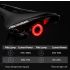 ROCKBROS Q5 Fanale Posteriore Bici Luce Frenata Automatica Impermeabile IPx6 Tecnologia Intelligente Sensore Smart Sicurezza in Bicicletta Visibilità per Ciclisti Ciclismo Urbano e All'aperto