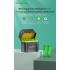 Caricabatterie 8 slot con scomparto intelligente a flip top e porta tipo-C per batterie al litio AA 3400mWh soluzione di ricarica efficiente per ricarica simultanea e ad alta capacità