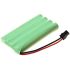 Batteria Ricaricabile Ni-MH 9.6V AA 1800mAh con Spina SM Ecologica Lunga Durata per Veicoli Radiocomandati Dispositivi ad Alto Consumo Alta Capacità Senza Effetto Memoria
