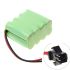 Batteria ricaricabile Ni-MH 9.6V 1800mAh con plug SM ecologica per modellini aerei e auto telecomandate lunga durata e prestazioni stabili solución energetica sostenibile