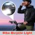Faro Bicicletta 9 LED, Luce Anteriore Potente Ricaricabile Type-C Impermeabile per Sicurezza Ciclismo Notturno