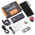 NiteBeam BR05 luce anteriore per bici 5 LED 5000 lumen USB ricaricabile sicurezza ciclistica alta luminosità accessorio bici leggero ciclismo notturno funzionalità power bank