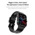 ET540 Glicemia ECG Temperatura corporea Pressione sanguigna Ossigeno nel sangue Frequenza cardiaca Chiamata Bluetooth Smartwatch Fitness Tracker