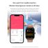 ET540 Glicemia ECG Temperatura corporea Pressione sanguigna Ossigeno nel sangue Frequenza cardiaca Chiamata Bluetooth Smartwatch Fitness Tracker