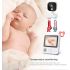 Monitor Video Baby AMB900 2,8 pollici 720P Connessione Wireless Display LCD Visione Notturna Zoom 4X Citofono Bidirezionale Sicurezza Bambini Sorveglianza Genitorialità Moderna