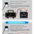 FOXSUR Caricabatteria portatile 12V 24V per auto moto camion compatibile AGM LiFePO4 e batterie al piombo carica automatica a 7 fasi per una salute ottimale delle batterie