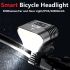 Luci per Mountain Bike Mangeleyes M5 5000 Lumen Faro MTB USB Ricaricabile Batteria 20000mAh per Sicurezza Ciclistica Notturna Avventure all'Aperto Accessori per Bicicletta