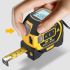 Telemetro laser 3 in 1 Display LCD retroilluminato Metro a nastro 5m Strumento multifunzionale per misurazioni precise in condizioni di scarsa luminosità e progetti fai-da-te