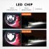 Fari LED CO LIGHT da 7 pollici per Jeep Wrangler e Lada Niva 4x4 Halo multifunzione DRL design resistente illuminazione fuoristrada accessori automobilistici di lunga durata