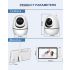 Video Baby Monitor ABM501 2.4G Wireless LCD 5.0 Pollici Audio Bidirezionale Visione Notturna Sicurezza della Famiglia Monitoraggio della Temperatura Tecnologia a Infrarossi