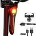 Luce Posteriore Bici Intelligente USB-C: Super Luminosa per Ciclismo su Strada/MTB. Sicurezza al Top!