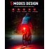Luce Posteriore Bici Intelligente USB-C: Super Luminosa per Ciclismo su Strada/MTB. Sicurezza al Top!