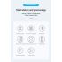 Mini GPS Tracker Bluetooth 4.0 Smart Locator Anti Smarrimento Design Compatto e Leggero Localizzazione in Tempo Reale Sicurezza Personale App iSearching Connettività Bluetooth