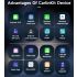 Scopri CarlinKit Smart TV Box CarPlay Ai Box Android 13 tecnologia per intrattenimento in auto da cablato a wireless con processore Qualcomm 8 Core YouTube e Netflix per lunghi viaggi