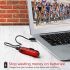 Fanale Posteriore Bici Ultra Luminoso Ricaricabile USB Alta Visibilità Tecnologia LED Antipioggia IPX4 Accessorio per Bici Sicurezza Ciclistica Installazione Senza Attrezzi