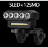 Luce Anteriore Bicicletta Ricaricabile USB con Clacson 120dB Impermeabile Accessorio Sicurezza Ciclismo per Ciclisti Avventurosi e Urbani Dual Switch per Guida Notturna Senza Problemi