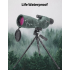 25-75x60 Zoom Cannocchiale Obiettivo ED Potente telescopio monoculare Bak4 Prisma per campeggio esterno Bird Watching
