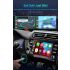 CarlinKit 4.0 Wireless CarPlay Box Adattatore Compatto per Auto con Aggiornamento CarPlay di Fabbrica Controllo al Volante Plug and Play per Audi VW Porsche e Kia