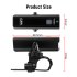 TOWILD CL600 Luce per Bici LED USB Ricaricabile 2000mAh Alta Luminosità Design Impermeabile Sicurezza Ciclismo Urbano e Percorsi Forestali Accessori Bici