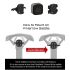 Fanale Posteriore Intelligente Enfitnix Cubelite III Luce Posteriore Ultra Luminosa 30 Lumen Ricarica USB Batteria a Ioni di Litio Sicurezza Ciclismo Design Compatto per Ciclisti
