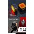 Fanale Posteriore Intelligente Enfitnix Cubelite III Luce Posteriore Ultra Luminosa 30 Lumen Ricarica USB Batteria a Ioni di Litio Sicurezza Ciclismo Design Compatto per Ciclisti