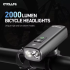 CYCLAMI BR2000 BR1200 Faro Bici Anteriore, 2000/1200 Lumen, Luce Ciclismo Type-C MTB/Strada