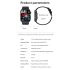 E500 Glicemia Smart Watch Men ECG Monitor Pressione sanguigna Temperatura corporea Smartwatch IP68 Tracker fitness impermeabile