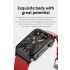 E500 Glicemia Smart Watch Men ECG Monitor Pressione sanguigna Temperatura corporea Smartwatch IP68 Tracker fitness impermeabile