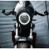 Faro rotondo 7 pollici LED per moto e fuoristrada con fascio DRL segnale svolta 75W Harley Jeep Wrangler lega alluminio impermeabile IP67 accessorio illuminazione durevole