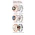 ET390 Smart Watch Donna AMOLED 360 * 360 ECG HD Schermo Frequenza cardiaca Chiamate Bluetooth SmartWatch impermeabile