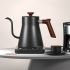 Bollitore elettrico a collo di cigno controllo della temperatura in tempo reale riscaldamento rapido 1200 watt versamento di precisione per tè e caffè design sicuro e prestazioni eccellenti