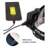 Lampada frontale LED XHP70 8000 lumen ricaricabile USB IPX5 impermeabile con modalità regolabili ideale per pesca notturna escursioni alta prestazione e sicurezza al buio design leggero