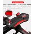 Luce Multifunzione per Bicicletta 4 in 1 MTB Lampada Bicicletta USB Ricaricabile con Faro LED Clacson Bici e Power Bank Sicurezza e Visibilità per Ciclismo in Montagna e Città