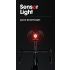 Fanale Intelligente Bici con Auto Start Stop e Luce Freno Ricarica USB IPX6 Impermeabile Alta Visibilità Sicurezza Ciclismo Attivazione Automatica Modalità Sleep Risparmio Energetico