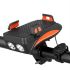 Luce Multifunzione per Bicicletta 4 in 1 MTB Lampada Bicicletta USB Ricaricabile con Faro LED Clacson Bici e Power Bank Sicurezza e Visibilità per Ciclismo in Montagna e Città