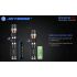 JETBeam Jet-RRT01 XP-L torcia LED compatta 950 lumen illuminazione outdoor attrezzatura da campeggio fonte di luce affidabile torcia durevole per esplorazioni notturne