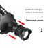 Lampada frontale LED XHP70 8000 lumen ricaricabile USB IPX5 impermeabile con modalità regolabili ideale per pesca notturna escursioni alta prestazione e sicurezza al buio design leggero