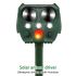 Repellente Animale Ultrasonico Solare per Giardini Protezione Esterna Impermeabile IP44 Controllo Fauna Selvatica Ecologico Resistente alle Intemperie onde sonore e ultrasuoni
