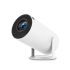 Proiettore HY300 Mini Proiettore Android 11 con WiFi 6 1280x720P Full HD Proiettore Portatile Intelligente per Home Theater Proiezioni LED Versatili e Adattabili per Serate al Cinema