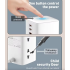 LDNIO Multipresa Verticale 70W: Caricabatterie USB-C/A Universale, Cubo Salvaspazio per Casa/Ufficio