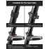 ROCKBROS LKWD-R1 Luce per bici LED USB Smart con telecomando senza fili e laser stradale ideale per ciclismo urbano e mountain biking massima sicurezza e visibilità