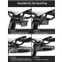 ROCKBROS LKWD-R1 Luce per bici LED USB Smart con telecomando senza fili e laser stradale ideale per ciclismo urbano e mountain biking massima sicurezza e visibilità
