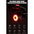 Gaciron LOOP-100 Fanali Posteriori per Bici Alta Luminosità Sensore Freno Design Magnetico in Lega di Alluminio Accessorio Resistente e Leggero per Sicurezza in Ciclismo e Visibilità