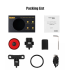 Gaciron LOOP-100 Fanali Posteriori per Bici Alta Luminosità Sensore Freno Design Magnetico in Lega di Alluminio Accessorio Resistente e Leggero per Sicurezza in Ciclismo e Visibilità