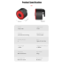 Gaciron LOOP-100 Fanali Posteriori per Bici Alta Luminosità Sensore Freno Design Magnetico in Lega di Alluminio Accessorio Resistente e Leggero per Sicurezza in Ciclismo e Visibilità