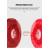 Gaciron LOOP-100 Fanali Posteriori per Bici Alta Luminosità Sensore Freno Design Magnetico in Lega di Alluminio Accessorio Resistente e Leggero per Sicurezza in Ciclismo e Visibilità