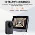 Scopri il M12 Videocitofono senza fili campanello visivo con schermo IPS 4.3'' visione cristallina installazione wireless semplice per sicurezza migliorata e protezione della privacy