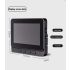 Videocitofono wireless campanello video sicurezza domestica con schermo monitor 43 pollici visione notturna audio bidirezionale installazione facile senza abbonamento WiFi design durevole